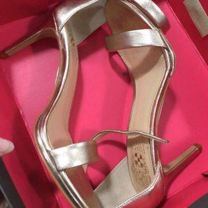 Vince Camuto rose gold heels